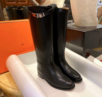 Replica Hermes Women's Jumping Boot Long Boots CalfSkin #3339