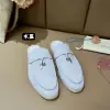 Loro Piana Babouche Charms Walk Moccasin Women's Slippers Suede #3163 - Image 7