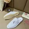  Loro Piana Babouche Charms Walk Moccasin Women's Slippers Suede #3163 - Image 3