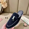  Loro Piana Babouche Charms Walk Moccasin Slipper Women's Suede Loafer #3153 - Image 5