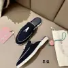  Loro Piana Babouche Charms Walk Moccasin Slipper Women's Suede Loafer #3153 - Image 6