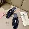  Loro Piana Babouche Charms Walk Moccasin Slipper Women's Suede Loafer #3153 - Image 7