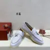 Loro Piana Summer Charms Walk Moccasin Women's Suede Loafer #3142 - Image 3