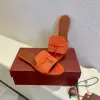 Loro Piana Summer Charms Sandal Women's Slippers Suede Goatskin #3209 - Image 6