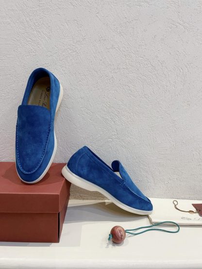  Loro Piana Men's Summer Walk Loafers Suede Loafer #3194 - Image 6