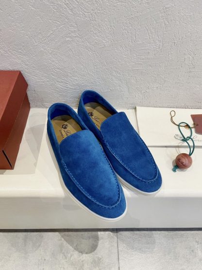  Loro Piana Men's Summer Walk Loafers Suede Loafer #3194 - Image 7