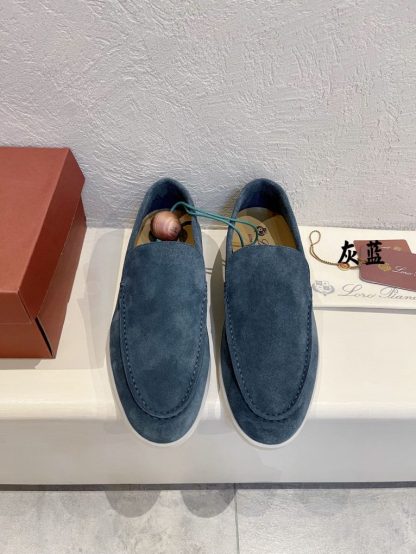 Replica Loro Piana Men's Summer Walk Loafers Suede Loafer #3193