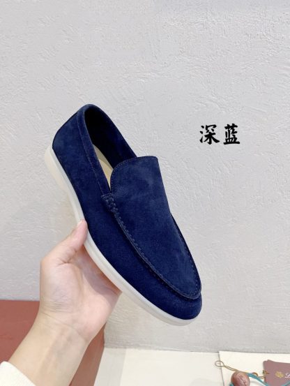  Loro Piana Men's Summer Walk Loafers Suede Loafer #3192 - Image 3