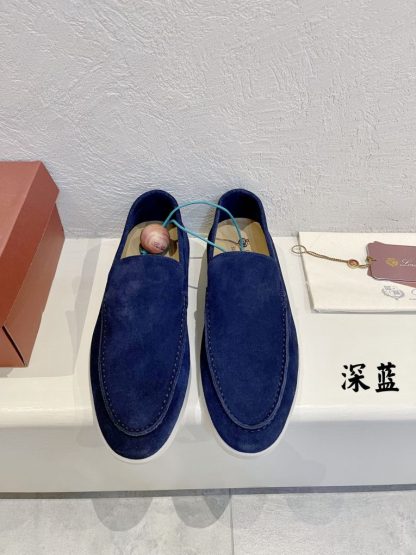 Replica Loro Piana Men's Summer Walk Loafers Suede Loafer #3192
