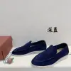  Loro Piana Men's Summer Walk Loafers Suede Loafer #3192 - Image 5