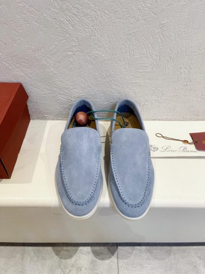 Replica Loro Piana Men's Summer Walk Loafers Suede Loafer #3189