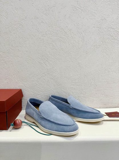  Loro Piana Men's Summer Walk Loafers Suede Loafer #3189 - Image 6