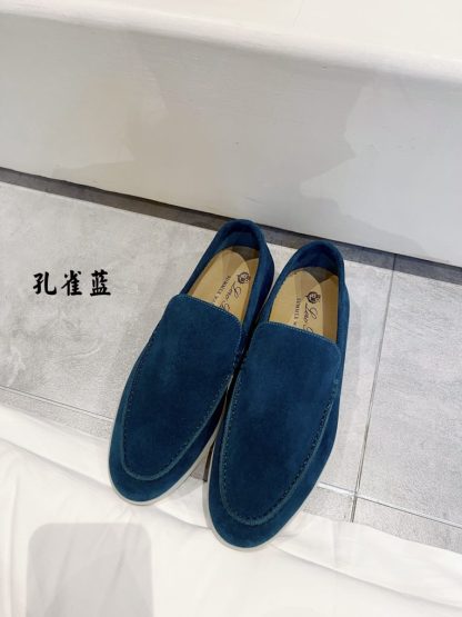  Loro Piana Men's Summer Walk Loafers Suede Loafer #3191 - Image 2