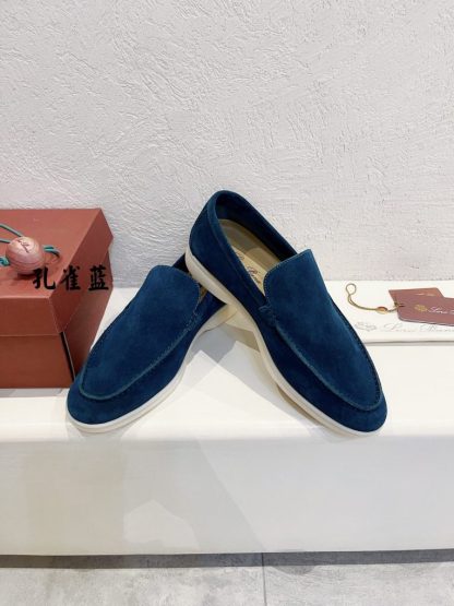  Loro Piana Men's Summer Walk Loafers Suede Loafer #3191 - Image 3