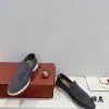  Loro Piana Men's Summer Walk Loafers Suede Loafer #3190 - Image 5