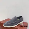  Loro Piana Men's Summer Walk Loafers Suede Loafer #3190 - Image 2