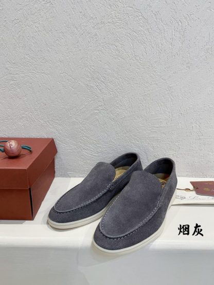  Loro Piana Men's Summer Walk Loafers Suede Loafer #3190 - Image 8