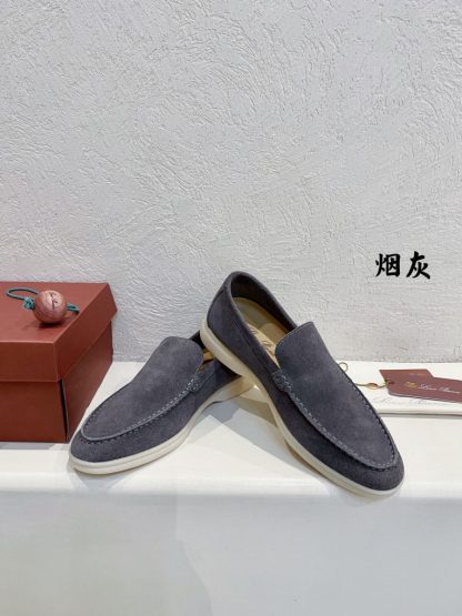  Loro Piana Men's Summer Walk Loafers Suede Loafer #3190 - Image 3