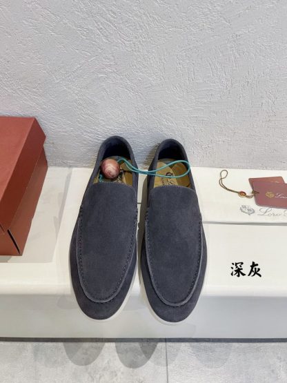 Replica Loro Piana Men's Summer Walk Loafers Suede Loafer #3188