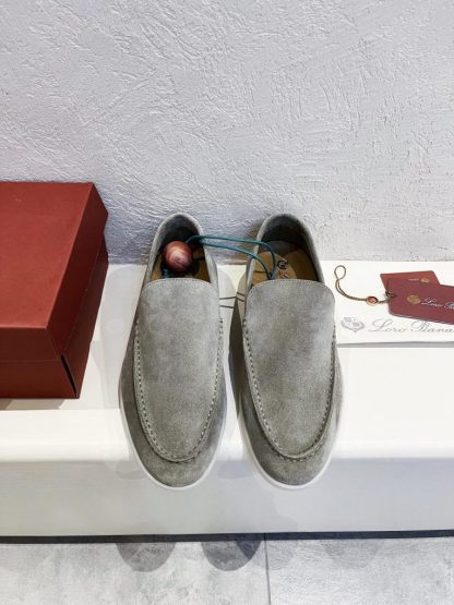 Replica Loro Piana Men's Summer Walk Loafers Suede Loafer #3187