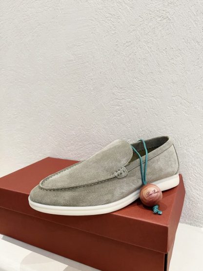  Loro Piana Men's Summer Walk Loafers Suede Loafer #3187 - Image 2