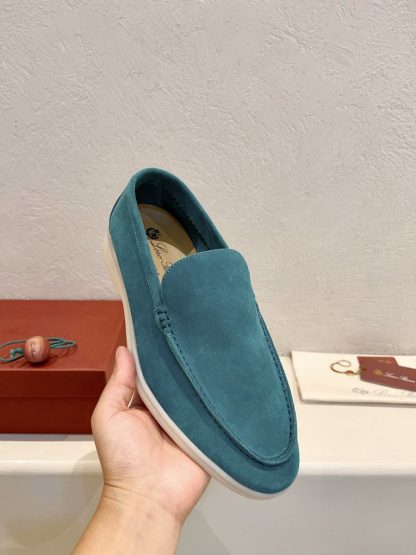  Loro Piana Men's Summer Walk Loafers Suede Loafer #3185 - Image 6