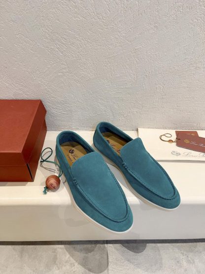  Loro Piana Men's Summer Walk Loafers Suede Loafer #3185 - Image 3