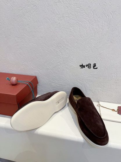  Loro Piana Men's Summer Walk Loafers Suede Loafer #3184 - Image 3