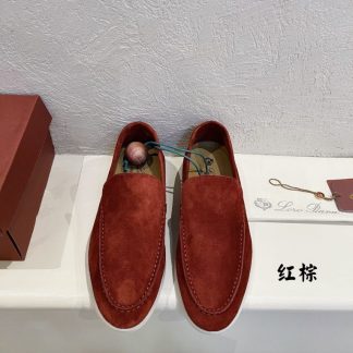 Replica Loro Piana Men's Summer Walk Loafers Suede Loafer #3183