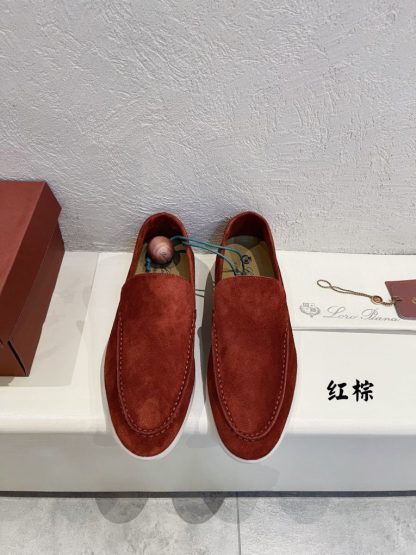 Replica Loro Piana Men's Summer Walk Loafers Suede Loafer #3183