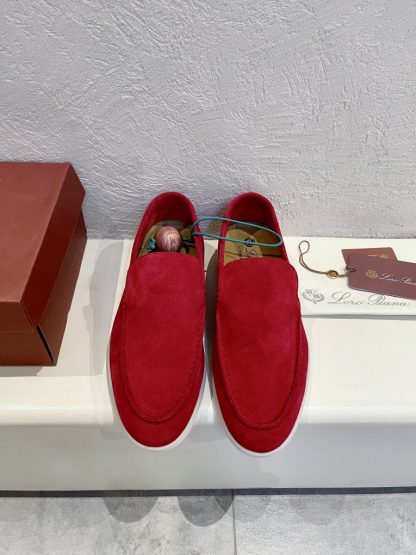 Replica Loro Piana Men's Summer Walk Loafers Suede Loafer #3182