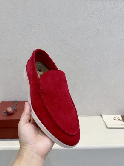  Loro Piana Men's Summer Walk Loafers Suede Loafer #3182 - Image 4