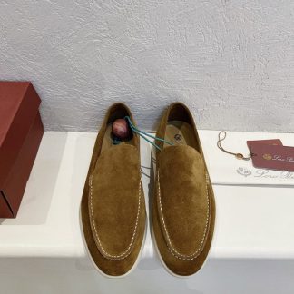 Replica Loro Piana Men's Summer Walk Loafers Suede Loafer #3181