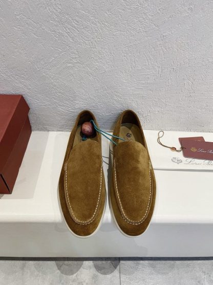 Replica Loro Piana Men's Summer Walk Loafers Suede Loafer #3181