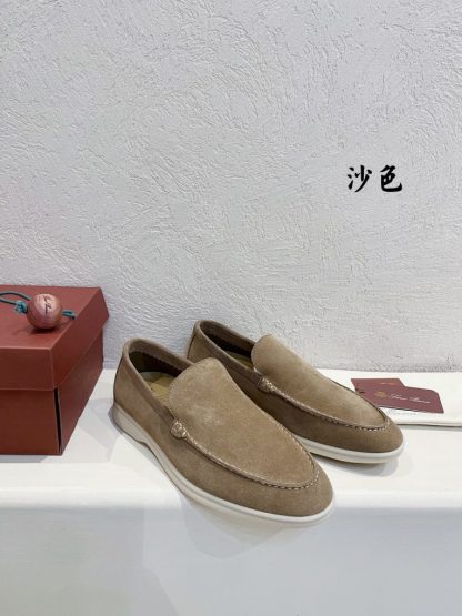  Loro Piana Men's Summer Walk Loafers Suede Loafer #3180 - Image 3
