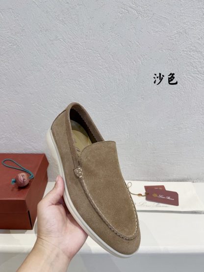  Loro Piana Men's Summer Walk Loafers Suede Loafer #3180 - Image 2