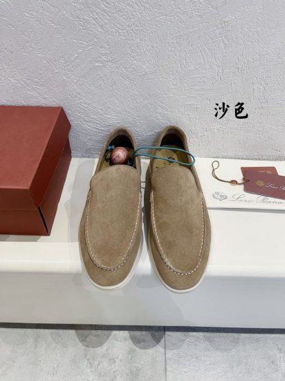 Replica Loro Piana Men's Summer Walk Loafers Suede Loafer #3180