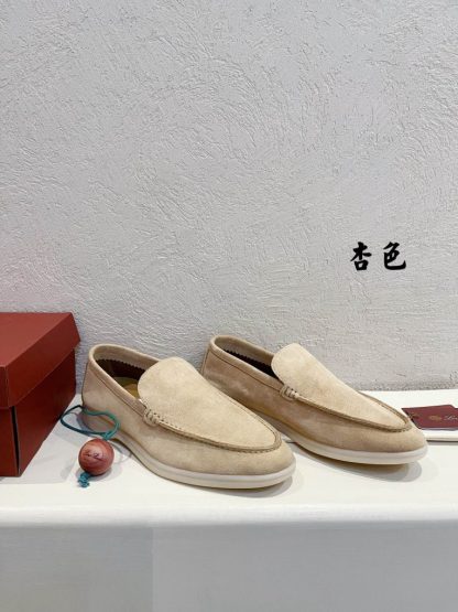  Loro Piana Men's Summer Walk Loafers Suede Loafer #3179 - Image 5