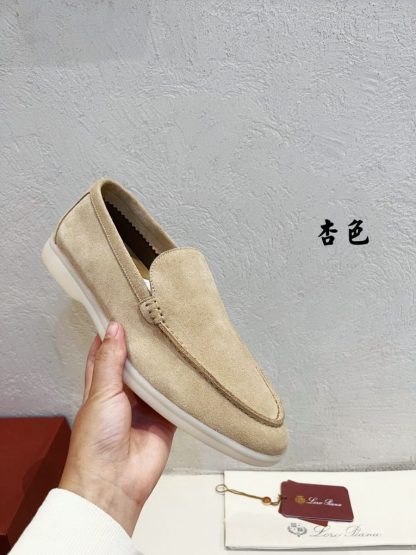  Loro Piana Men's Summer Walk Loafers Suede Loafer #3179 - Image 2