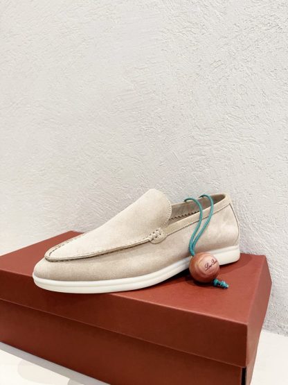  Loro Piana Men's Summer Walk Loafers Suede Loafer #3178 - Image 8