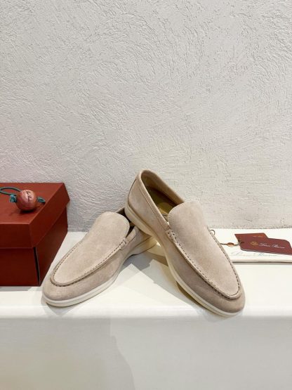  Loro Piana Men's Summer Walk Loafers Suede Loafer #3178 - Image 3