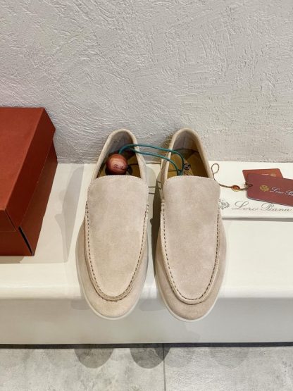 Replica Loro Piana Men's Summer Walk Loafers Suede Loafer #3178