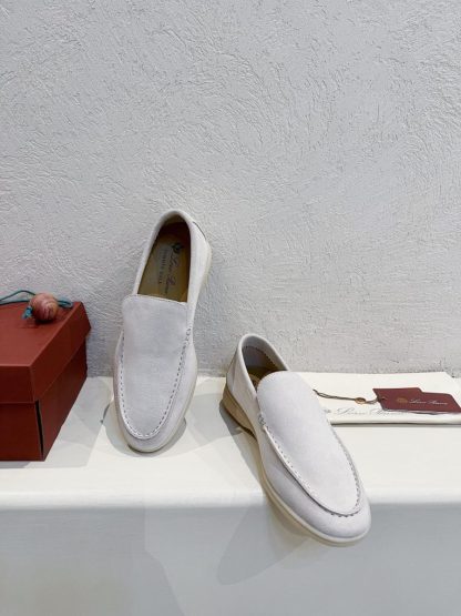 Loro Piana Men's Summer Walk Loafers Suede Loafer #3177 - Image 5