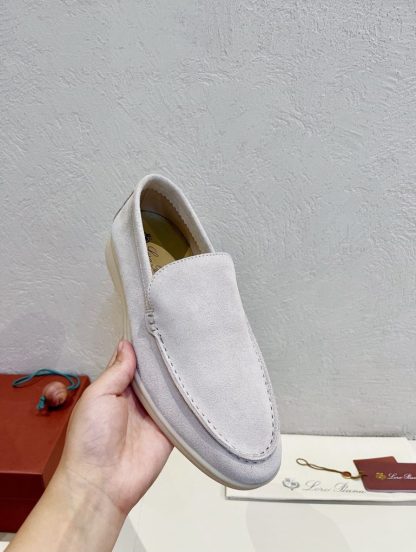  Loro Piana Men's Summer Walk Loafers Suede Loafer #3177 - Image 6