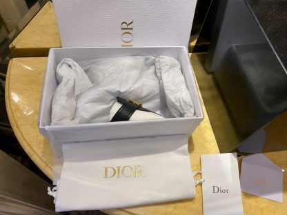  Dior Flip Flops Black Calf Skin Slides For Women 2024 #3320 - Image 15
