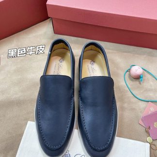 Replica Loro Piana Men's Summer Walk Loafers Calfskin #3200