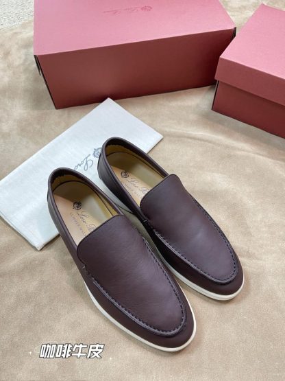 Replica Loro Piana Men's Summer Walk Loafers Calfskin #3199