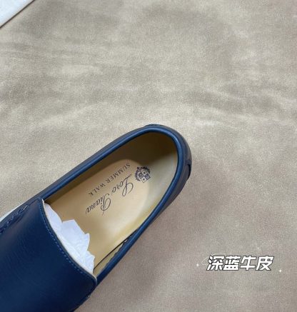  Loro Piana Men's Summer Walk Loafers Calfskin #3196 - Image 3
