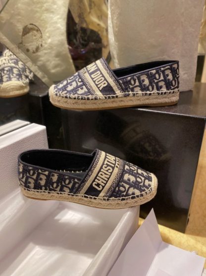  Dior Granville Espadrille Deep Blue For Women 2024 #3330 - Image 13