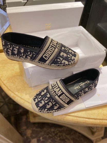  Dior Granville Espadrille Deep Blue For Women 2024 #3330 - Image 14